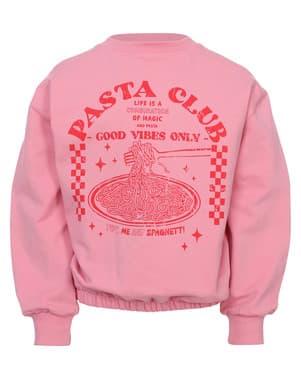 Little Sweater Pasta Club Roze
