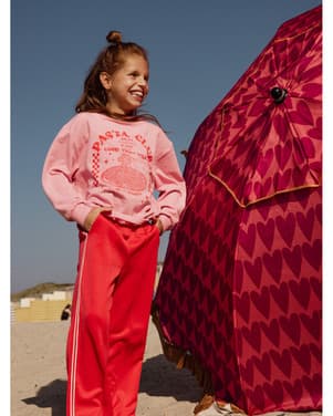 Little Sweater Pasta Club Roze