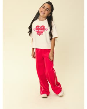 Little T-shirt SS Lonely Heart Off White