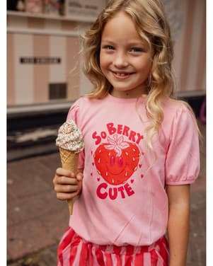 Little T-shirt SS Berry Roze