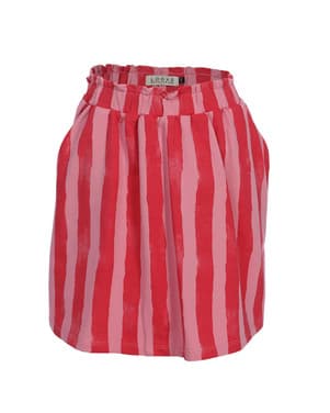 Little Striped Sweat Skirt Painted Roze