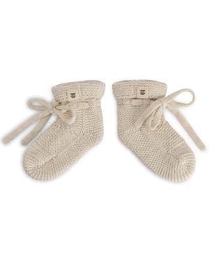 baby slippers spring Ecru