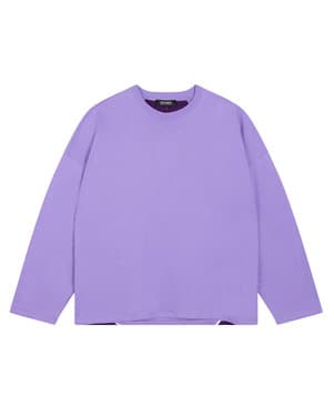 ladies knitted oversized longsleeve BATT Paars