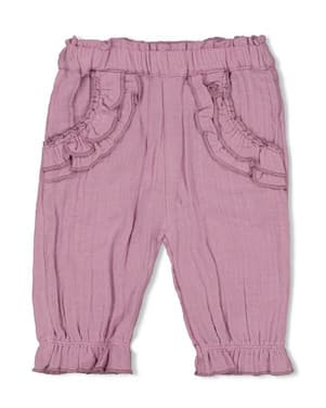 Broek mousseline - Flower Ranch Paars