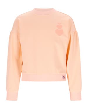 Kamis Sweater with Puffprint Back Oranje