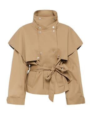 KBDana Short Trench jacket Zand