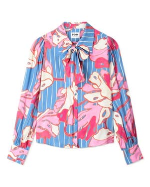 BLOUSE - Urban Flora Stripe Multi