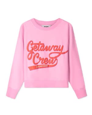 SWEATER - Getaway Crew Pink Roze