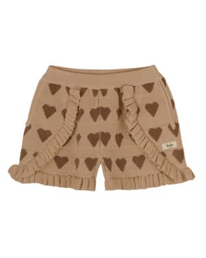 Casares Knit Hearts Bruin 1