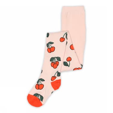 Cherries tights Roze