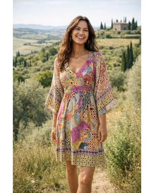 Elisa Primavera Dress Groen
