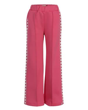 Little Sporty Sweat wideleg Pants Hearts Roze