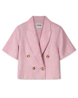 BLAZER - Shell Pink Roze