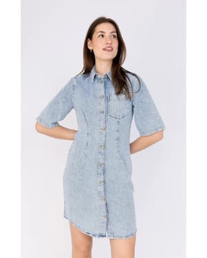 B11-06-Faia Dress Blauw