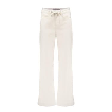 Jeans wide linen mix Ecru