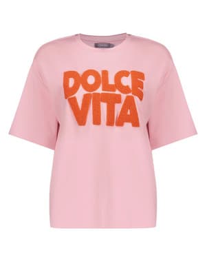 Sweat scuba toweling Roze