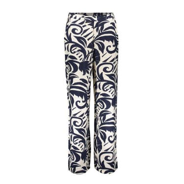 Pants naive flower Blauw