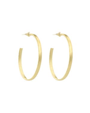 Earring Creole Oval Small Goud